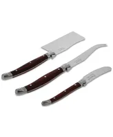 French Home Laguiole Cheese Knife Set, 3 Piece