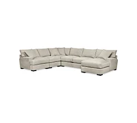 Closeout! Rhyder -Pc. Fabric Sectional Sofa with Chaise