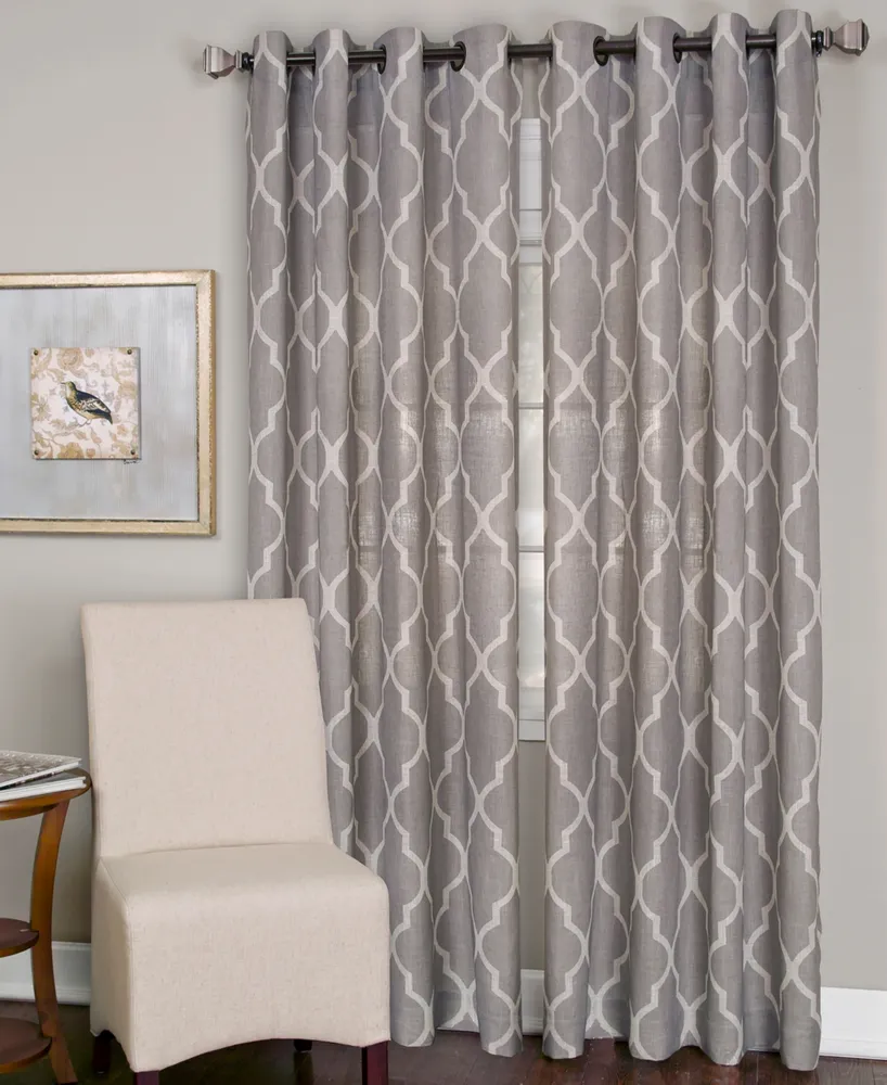 Elrene Home Fashions Medalia Geometric Window Curtain Panel