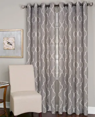 Elrene Home Fashions Medalia Geometric Window Curtain Panel