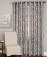 Elrene Home Fashions Medalia Geometric Window Curtain Panel