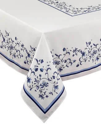 Portmeirion Blue Portofino 60" x 84" Tablecloth
