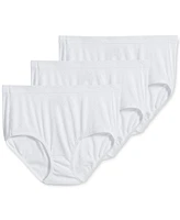 Jockey Elance Breathe Brief 3 Pack Underwear 1542, Extended Sizes