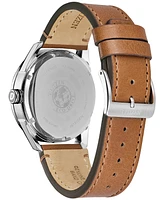 Citizen Drive from Citizen Eco-Drive Men's Brown Leather Strap Watch 42mm