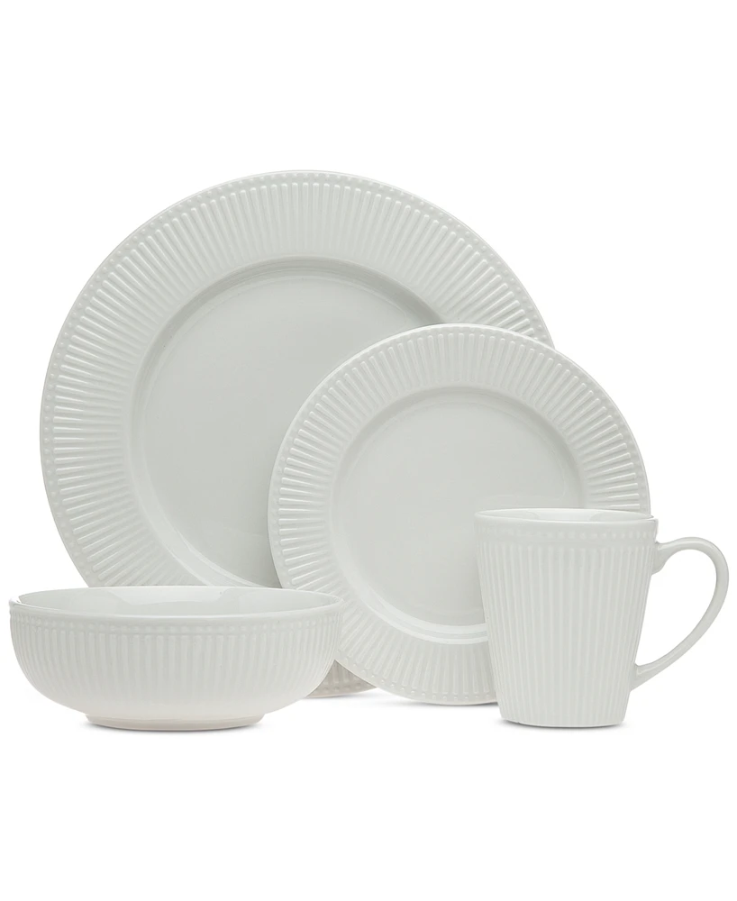 Godinger Republique Embossed 16 Pc. Dinnerware Set, Service for 4