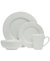 Godinger Republique Embossed 16 Pc. Dinnerware Set, Service for 4