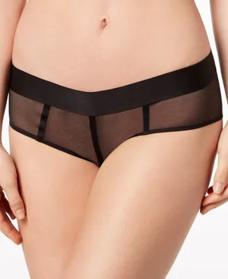 Dkny Sheers Mesh-Panel Hipster Underwear DK4942