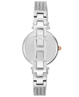 Anne Klein Women's Stainless Steel Mesh Bracelet Watch 30mm