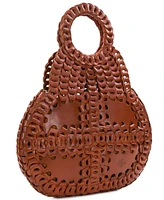 Patricia Nash Pisticci Chainlink Leather Shoulder Bag