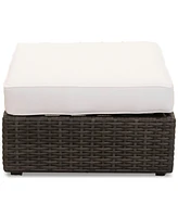 Closeout! Viewport Outdoor Ottoman with Sunbrella Fabric, Created for Macy's