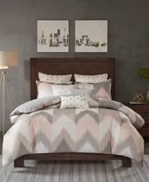 Ink+Ivy Alpine Chevron Stripe 3-Pc. Duvet Cover Set, Full/Queen