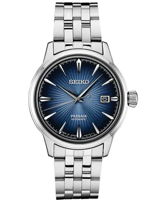 Seiko Men's Automatic Presage Stainless Steel Bracelet Watch 40.5mm