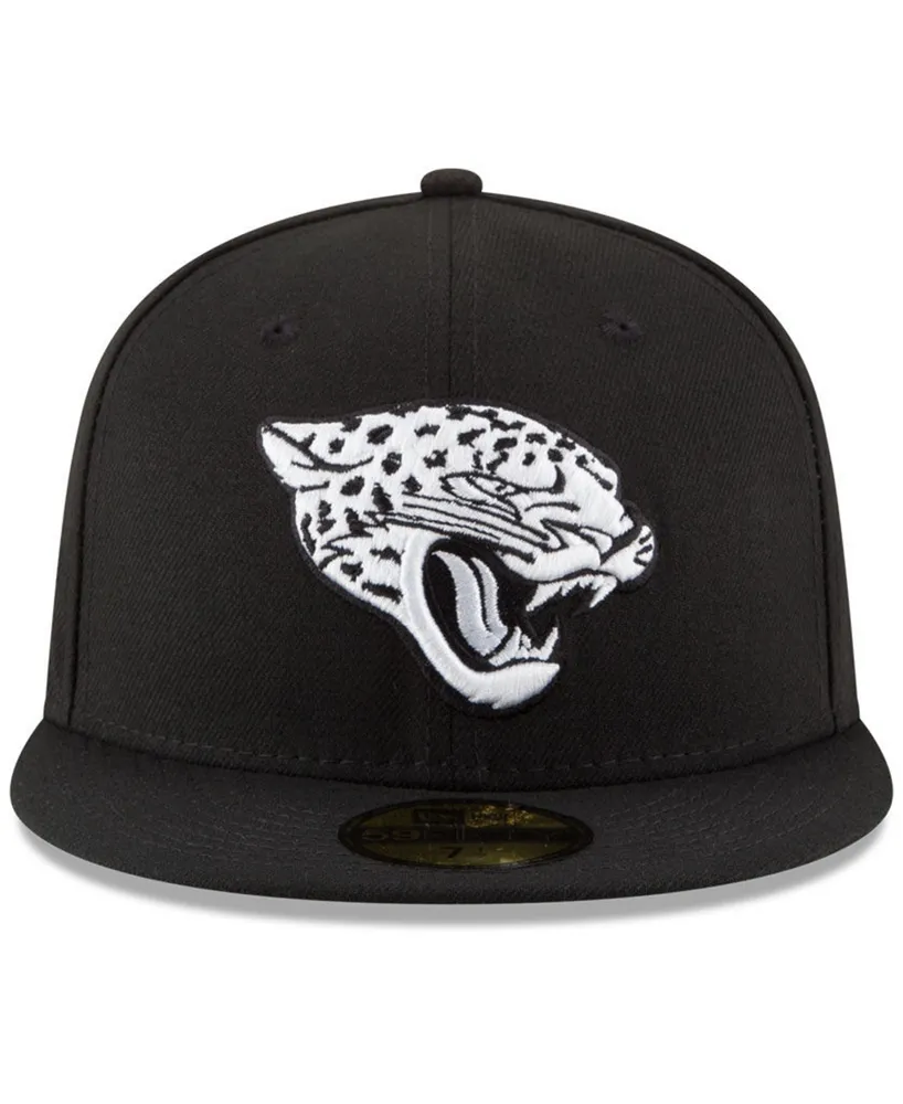 New Era Jacksonville Jaguars Chase Black White 59Fifty Fitted Cap