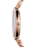 Michael Kors Women's Darci Rose Gold-Tone Stainless Steel Bracelet Watch 39mm MK3192