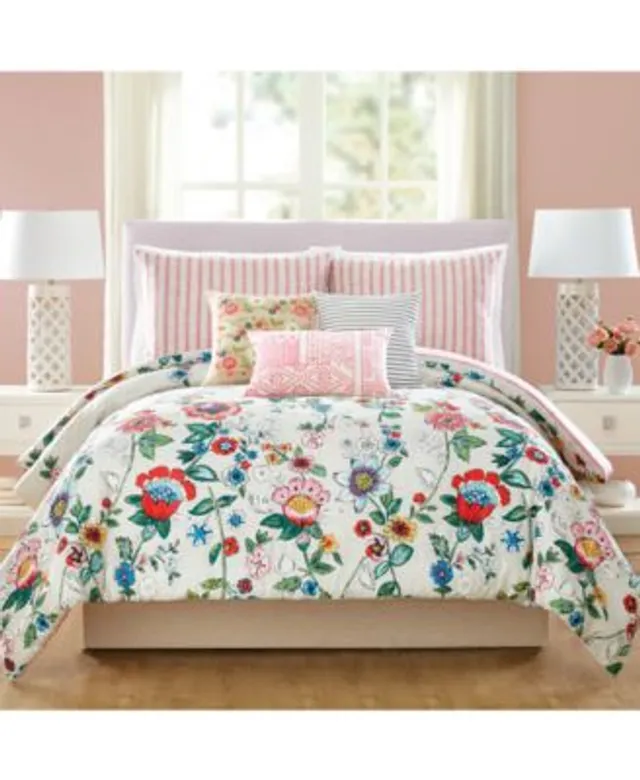 Casual Comfort Banquet Floral Lightweight Reversible Comforter Set