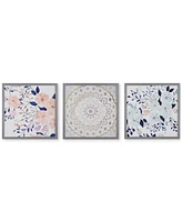 Intelligent Design 'Summer Bliss' Gel-Coated Decorative Boxed Wall Art, Set of 3