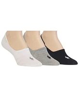 Polo Ralph Lauren Women's 3 Pack Flat Knit Sneaker Liner Socks