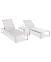 Greyson Outdoor Chaise Lounge & End Table 3-Pc. Set