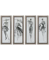 Uttermost Fashion Sketchbook, Set of 4