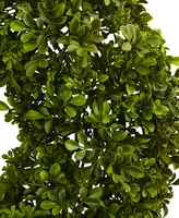 Nearly Natural 22" Boxwood Wreath