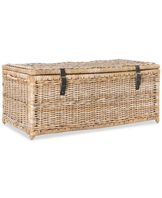 Jonathan Y Happimess Caden 46'' Wicker Storage Trunk