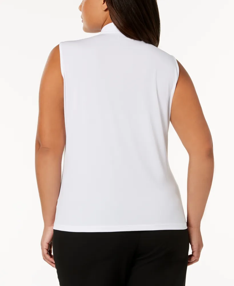 Calvin Klein Plus V-Neck Top