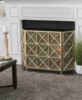 Three Panel Fireplace Screen