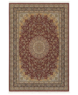 Oriental Weavers Masterpiece Medallion Red 5'3" x 7'6" Area Rug