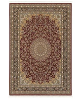 Oriental Weavers Masterpiece Medallion Red 5'3" x 7'6" Area Rug