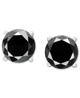 Black Diamond Stud Earrings (1-1/2 ct. t.w.) 14k White or Yellow Gold