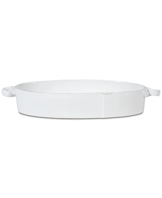 Vietri Lastra Collection Handled Oval Baker