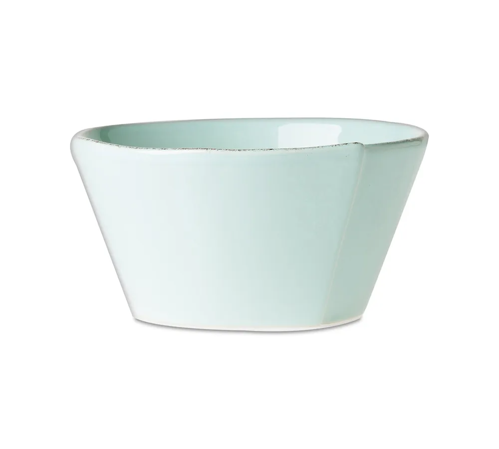 Vietri Lastra White Collection Stacking Cereal Bowl