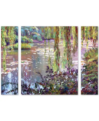 David Lloyd Glover 'Homage to Monet' Multi Panel Art Set Large