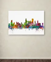 Michael Tompsett 'Chicago Illinois Skyline' Canvas Art