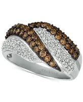 Le Vian Chocolatier Diamond Swirl Ring (1-1/8 ct. t.w.) in 14k White Gold