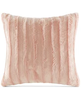 Madison Park Duke Ribbed Faux-Fur Decorative Pillow, 20" x