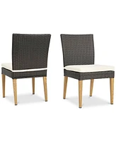 Carlsbad Outdoor Water Resistant Chairs (Set of 2)