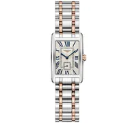 Longines Women's Swiss DolceVita 18K Gold & Stainless Steel Bracelet Watch 20.5mmx32mm