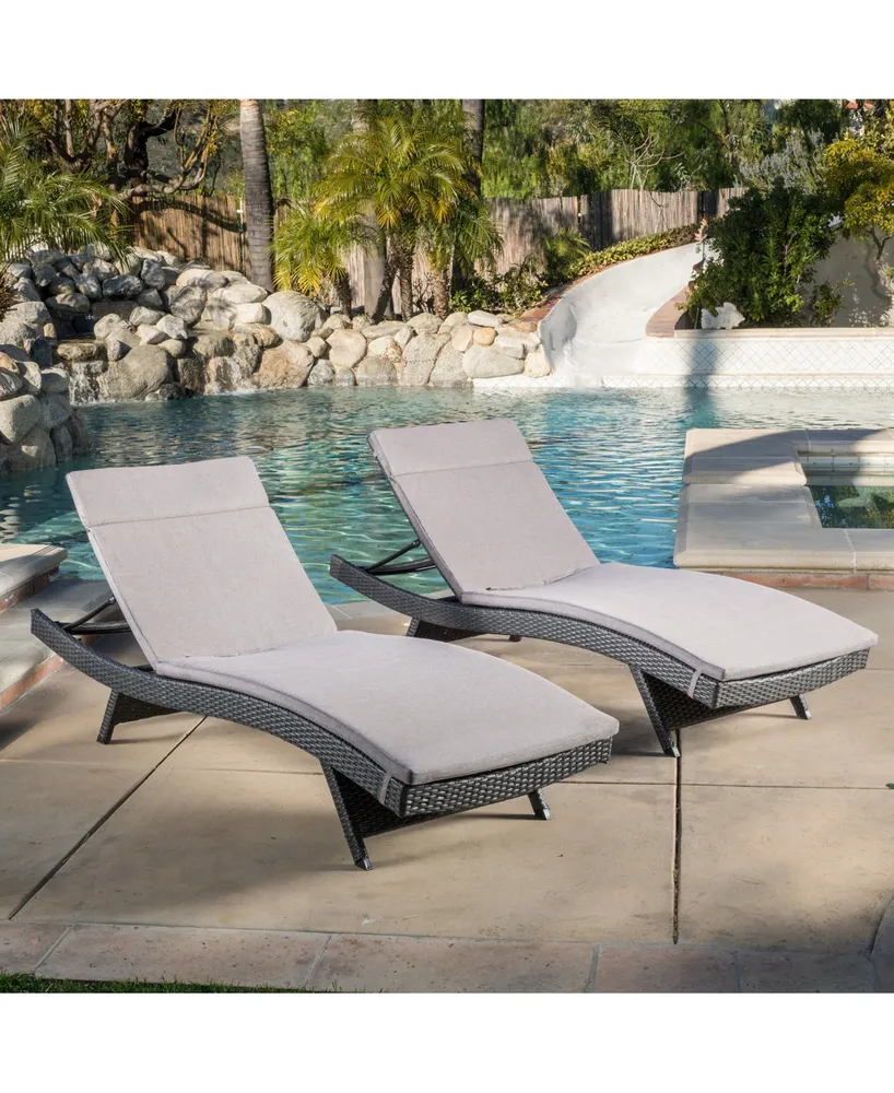 Sienna Outdoor Chaise Lounge (Set Of 2)