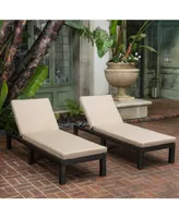 Logan Outdoor Chaise Lounge (Set Of 2)