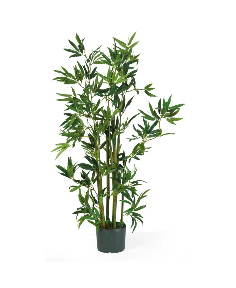 Nearly Natural 4' Artificial Bamboo Plant