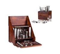 Legacy by Picnic Time Madison Acacia Tabletop Bar