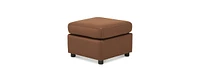 Ennia Leather Ottoman, Created for Macy's