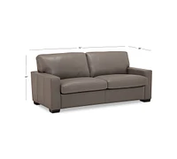 Ennia 75" Leather Full Sleeper, Created for Macy's