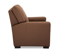 Ennia 36" Leather Pushback Recliner, Created for Macy's