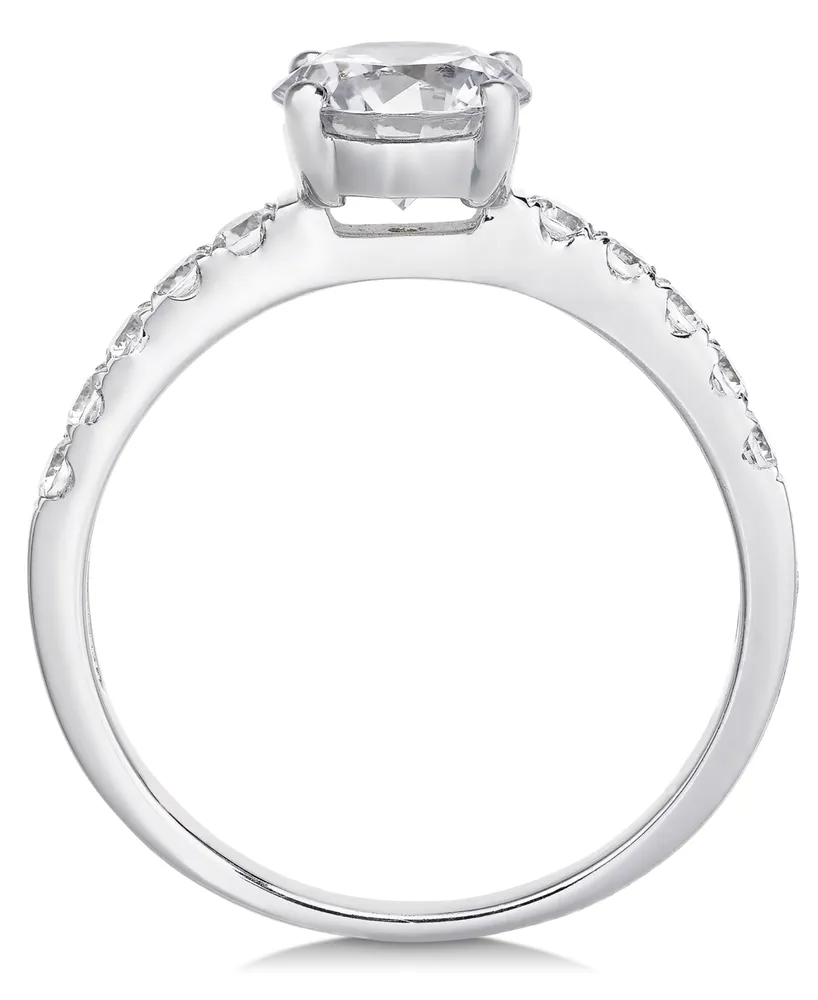 Arabella 14k White Gold Ring, Cubic Zirconia Wedding Ring (2-3/4 ct. t.w.)