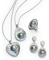 Mabe Pearl Jewelry Collection In Sterling Silver