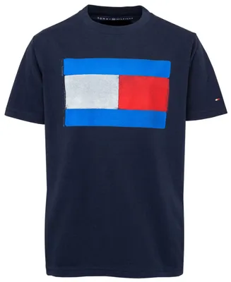 Tommy Hilfiger Little Boys Flag Graphic-Print T-Shirt