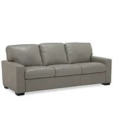 Ennia 82" Leather Sofa, Created for Macy's