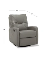 Finchley Leather Power Swivel Glider Recliner